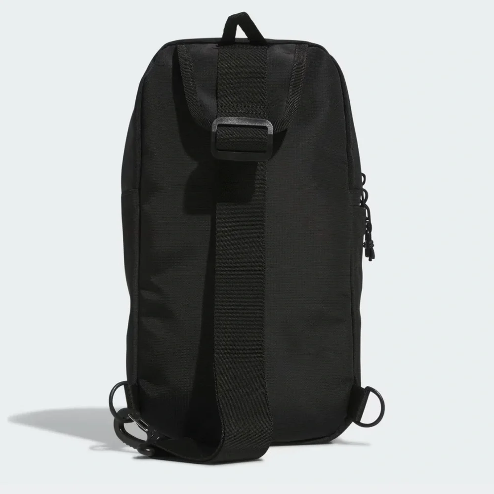 adidas Utility 4 Sling Bag, Men's, Adjustable Strap, Zip Closure, Black